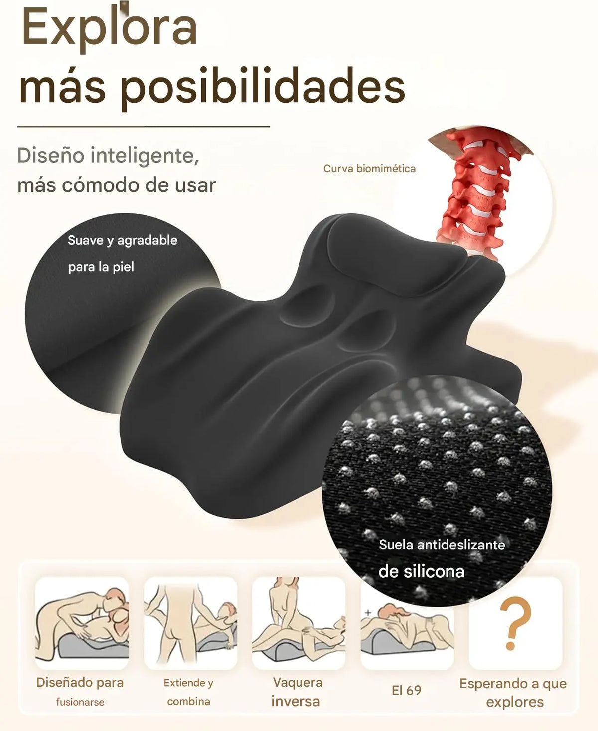 La almohada del placer | Disfrute sin distracciones 🔥 solo pro hoy 30% de DCTO